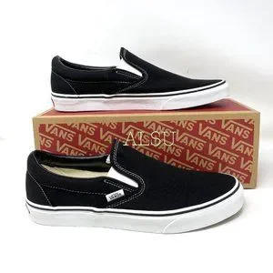 Vans Shoes Mega Salevans Womens Classic Slip On Canvas Black